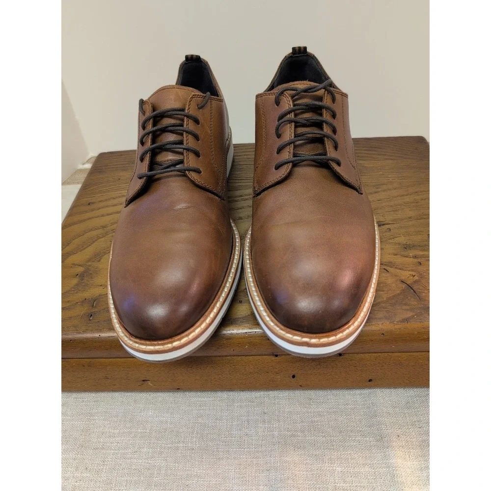 Cole Haan 10.5 Morse Grand Os Plain Toe Derby Shoes
